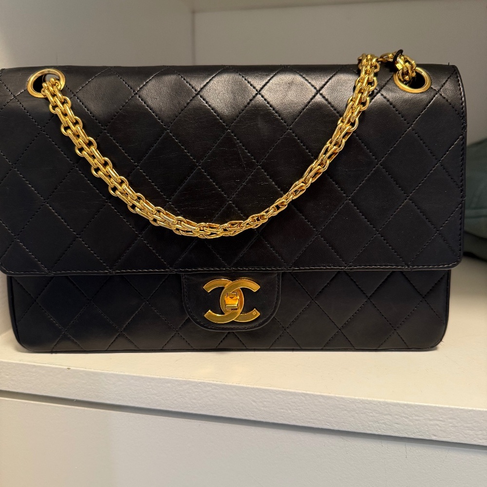 RARE Chanel Reissue Lambskin Double Flap Bag